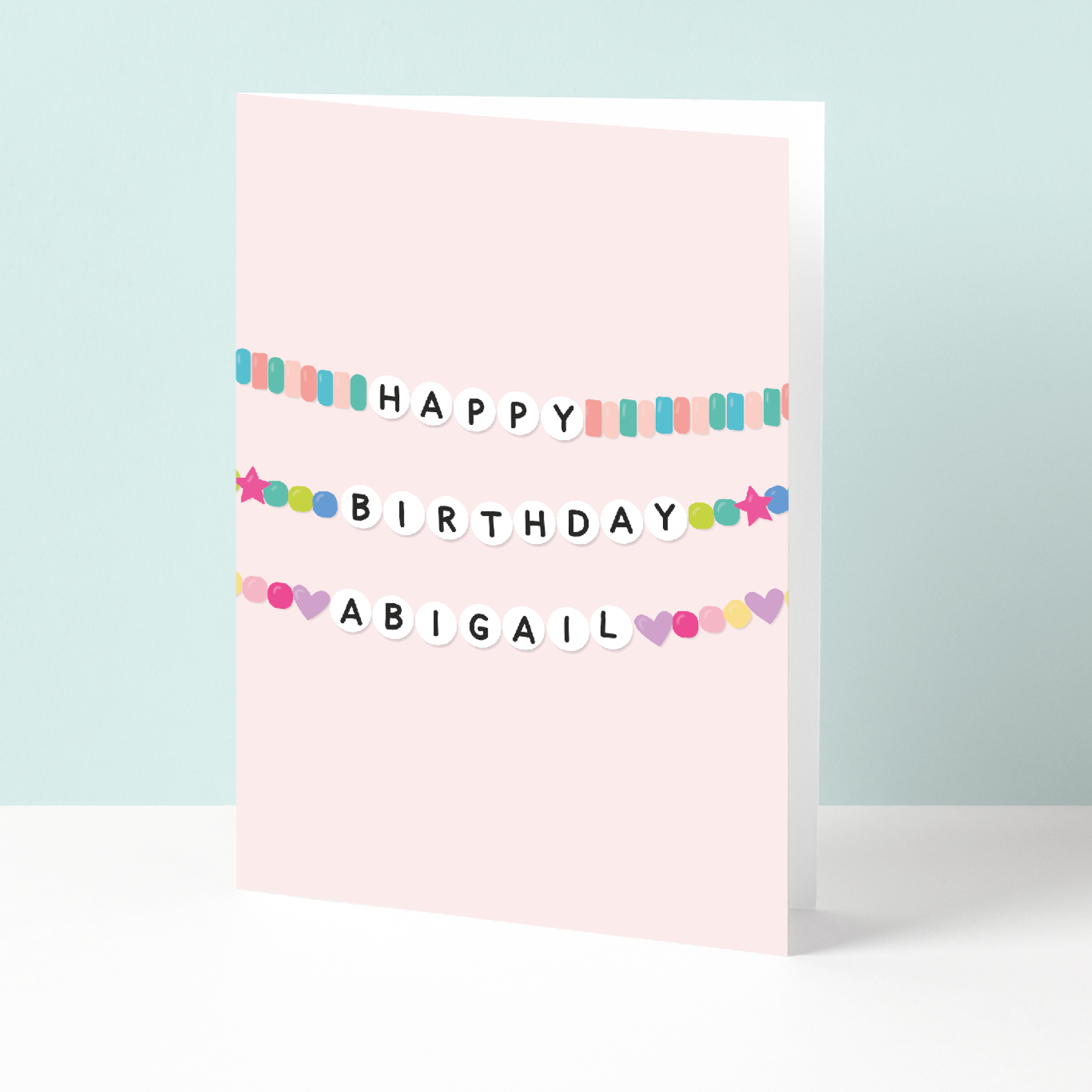 Swiftie personalised birthday card
