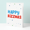 Happy Rizmass Christmas card