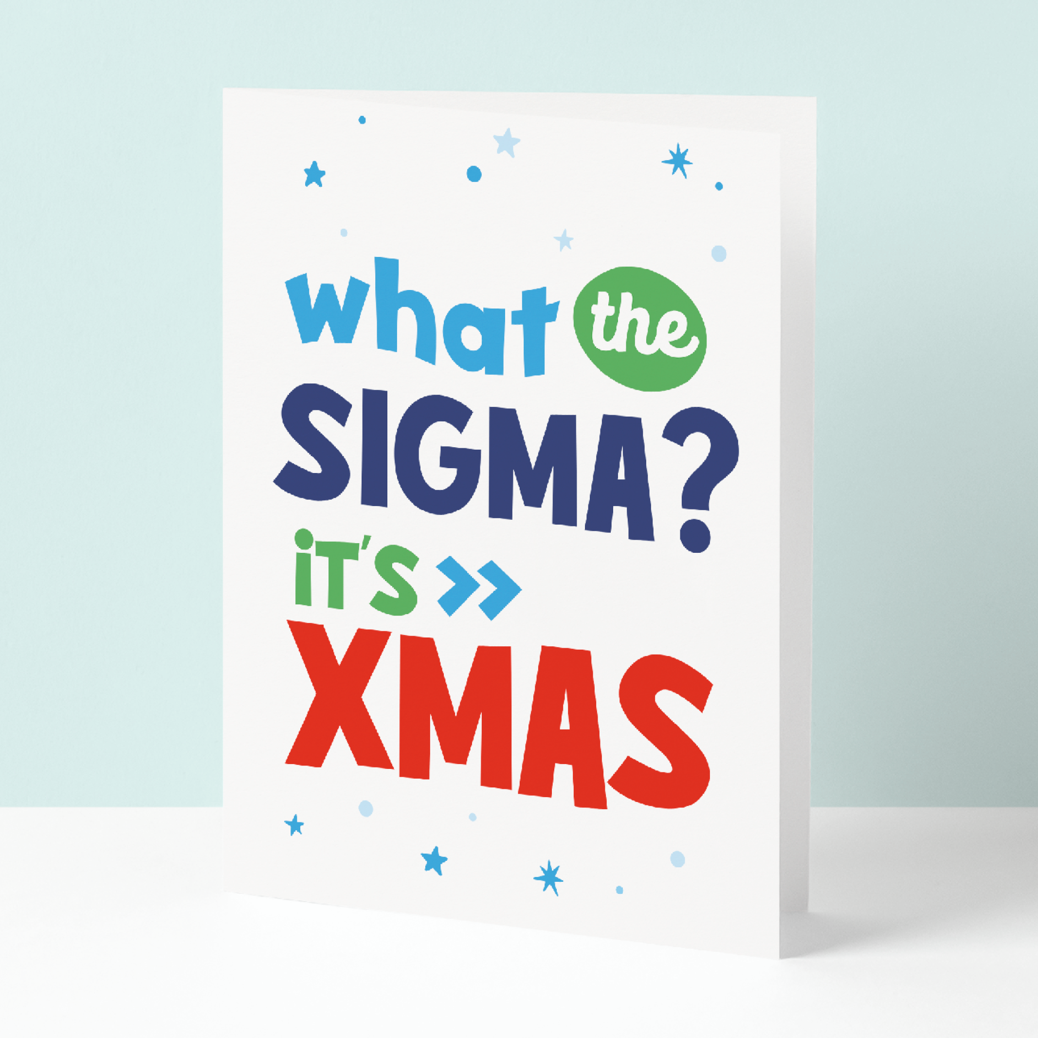 What the Sigma Christmas card