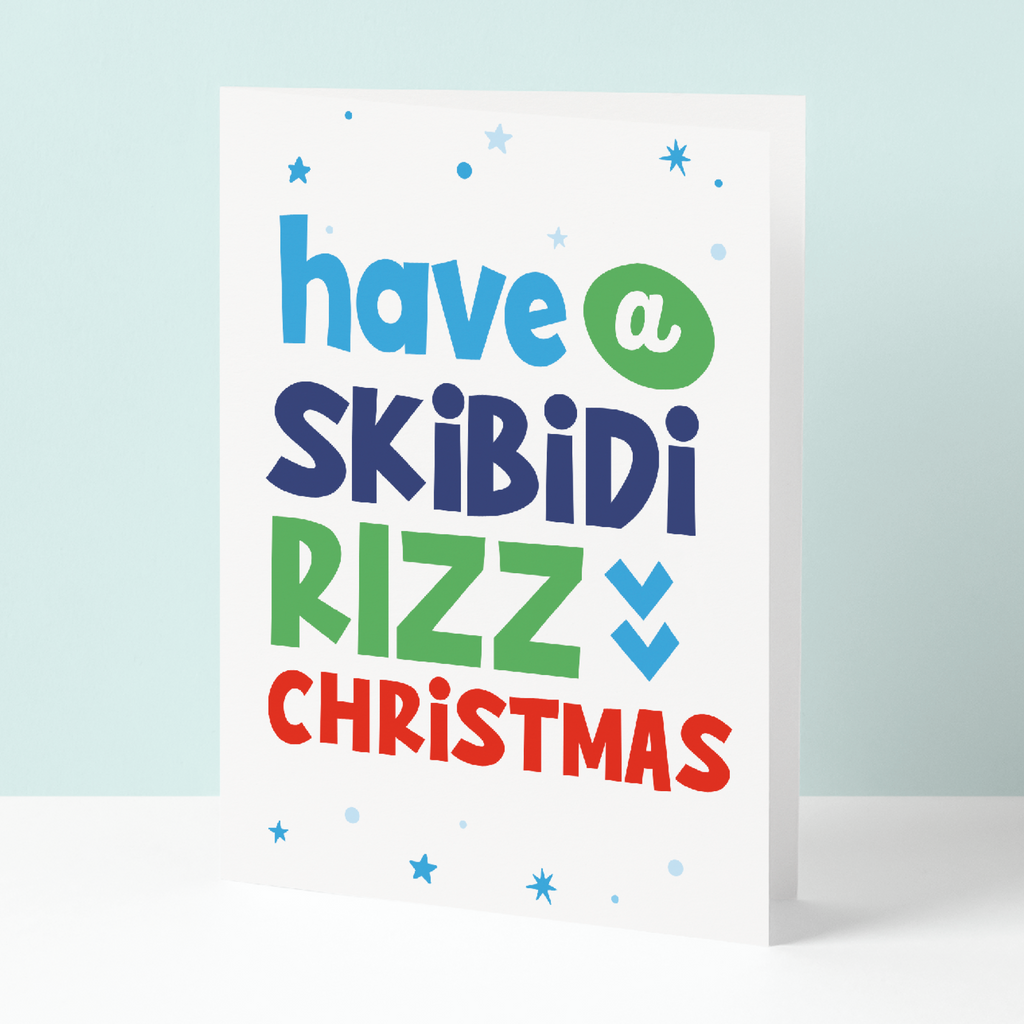 Skibidi Rizz Christmas card