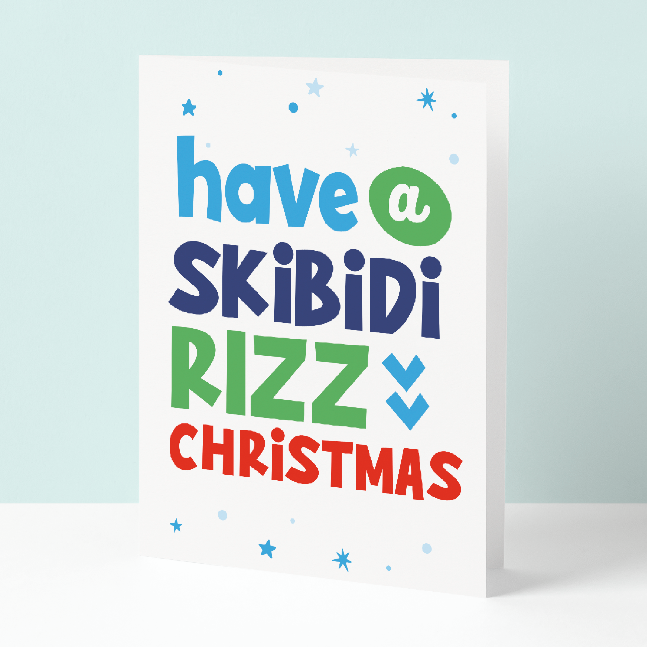Skibidi Rizz Christmas card