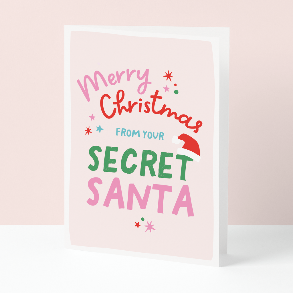 Secret Santa Christmas card