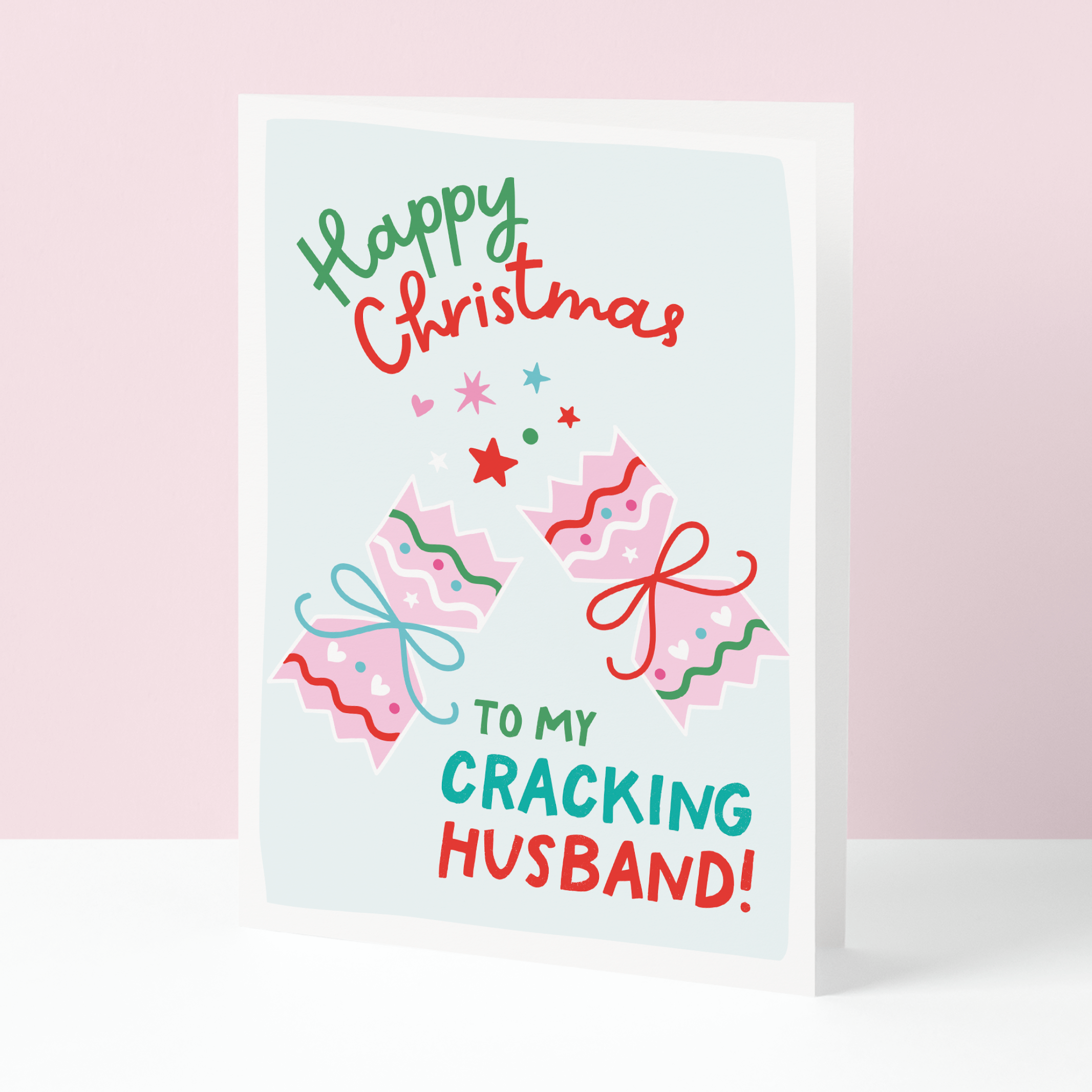 Cracking Husband Christmas card