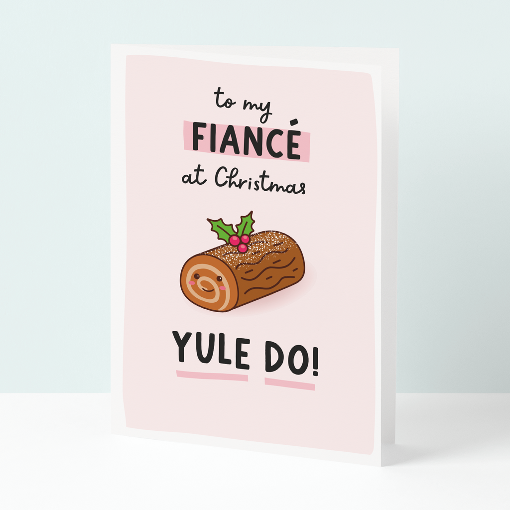 Yule Do Fiancé Christmas card