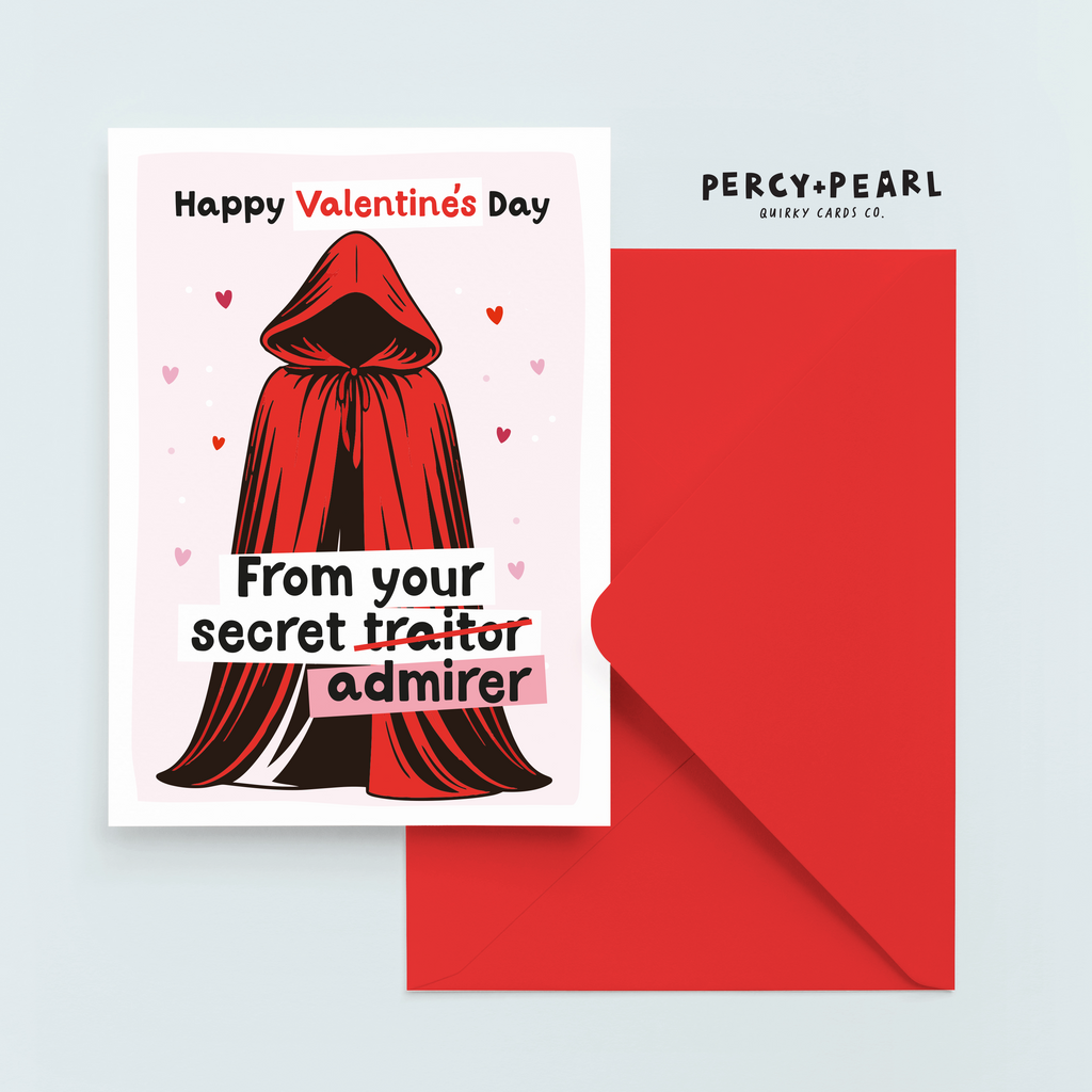 Funny Secret Traitor Valentines Card